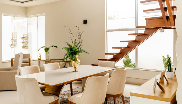 Interior design minimalist white